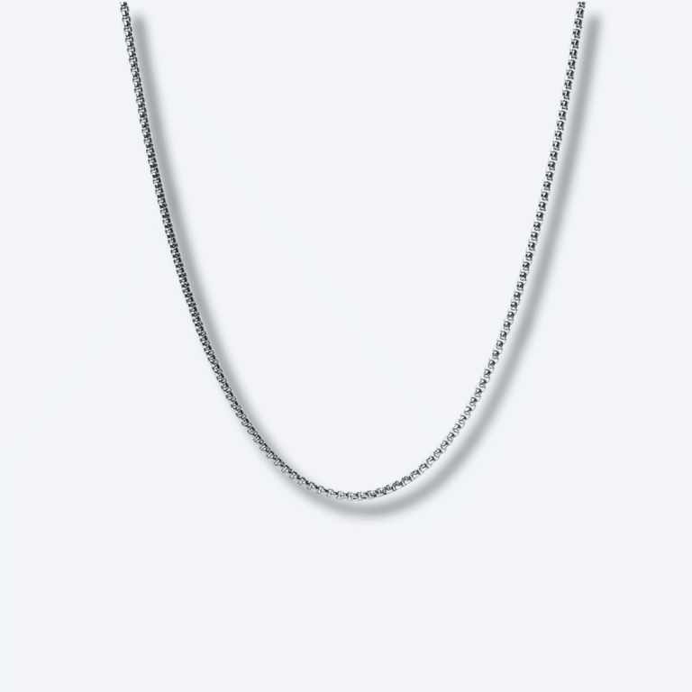 Precision Silver Square Box Chain