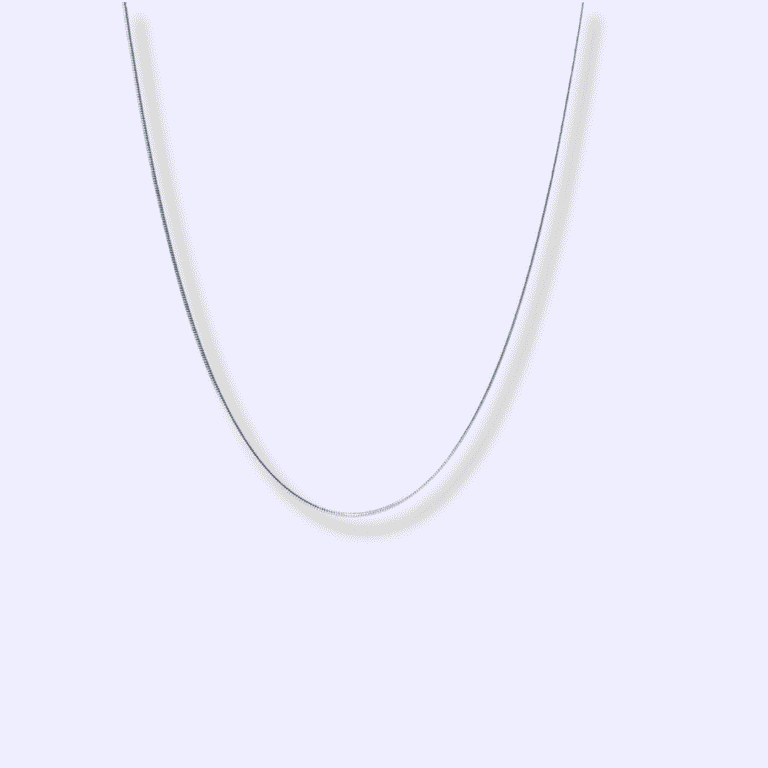 Essential Slim Chain Silver Tone