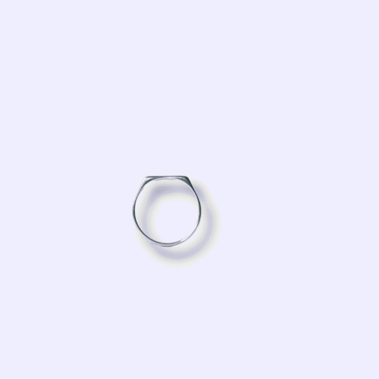 Silver Minimalist Ring for Men