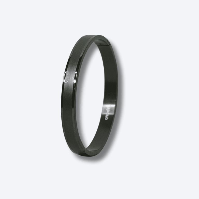 Men’s Black Polished Bracelet