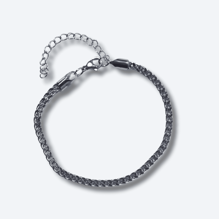 Apex Silver Fox Chain Stainless Steel Bracelet for Men