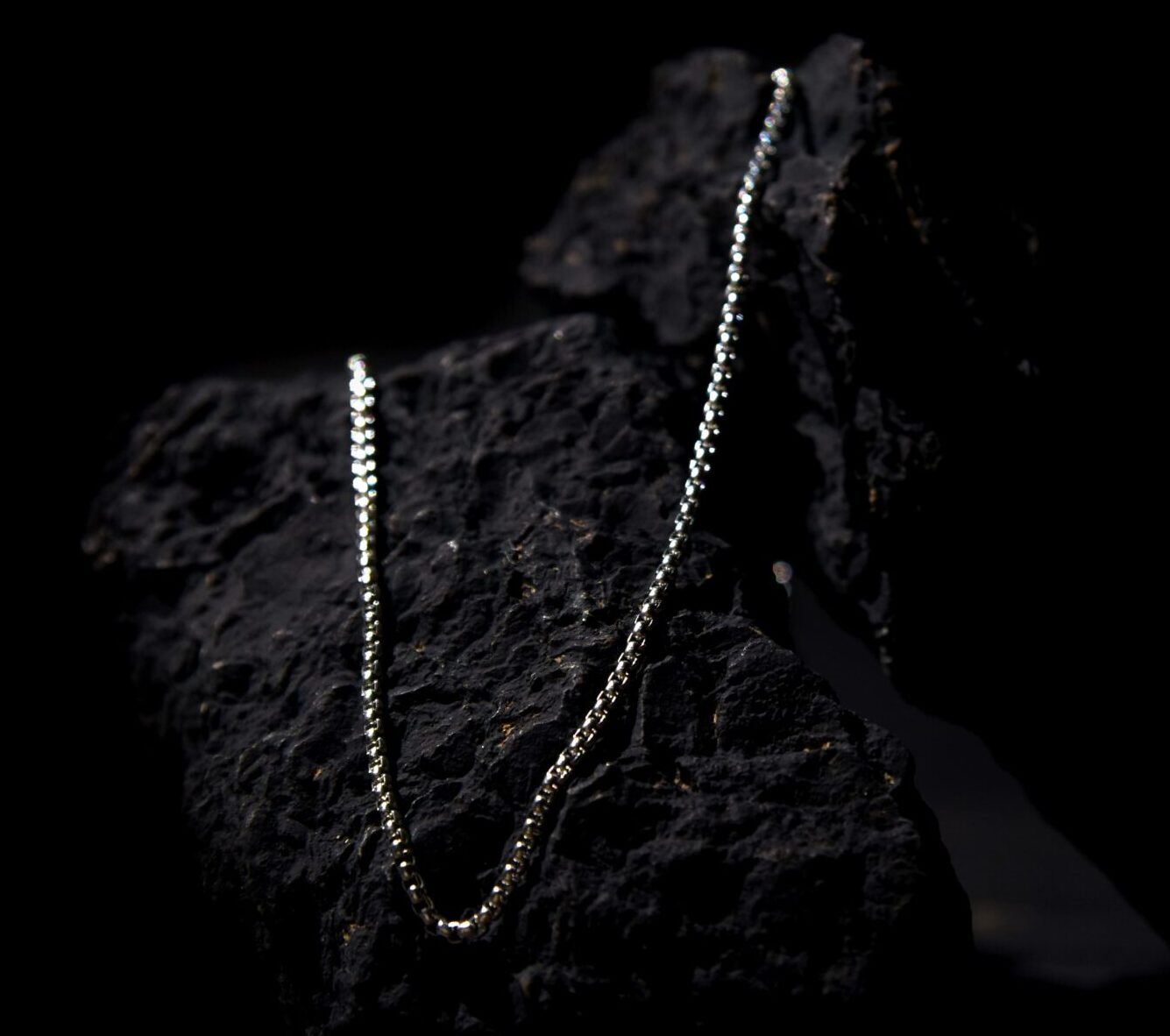 Precision Silver Square Box Chain