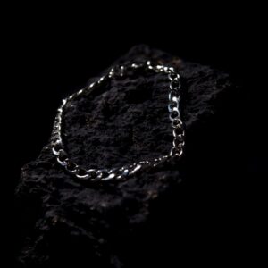 Nova Silver 5mm Cuban Link Stainless Steel Bracelet for Men