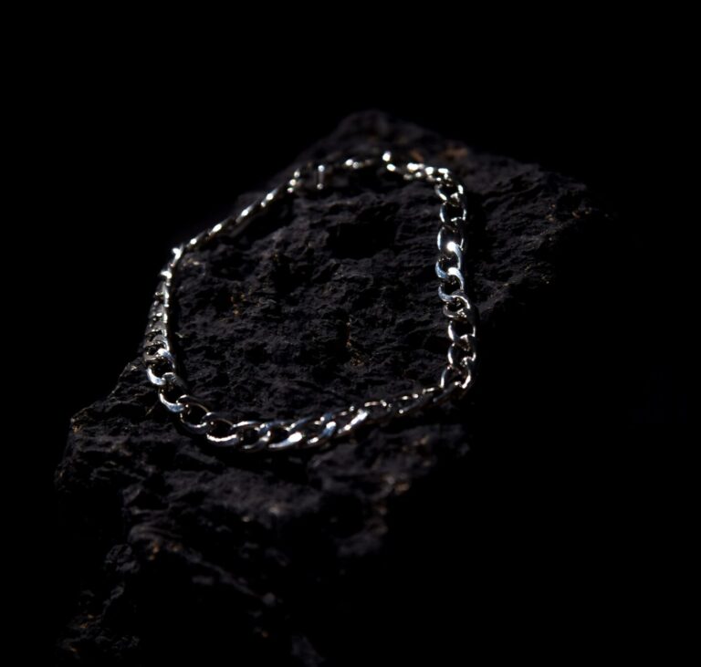 Nova Silver 5mm Cuban Link Stainless Steel Bracelet for Men