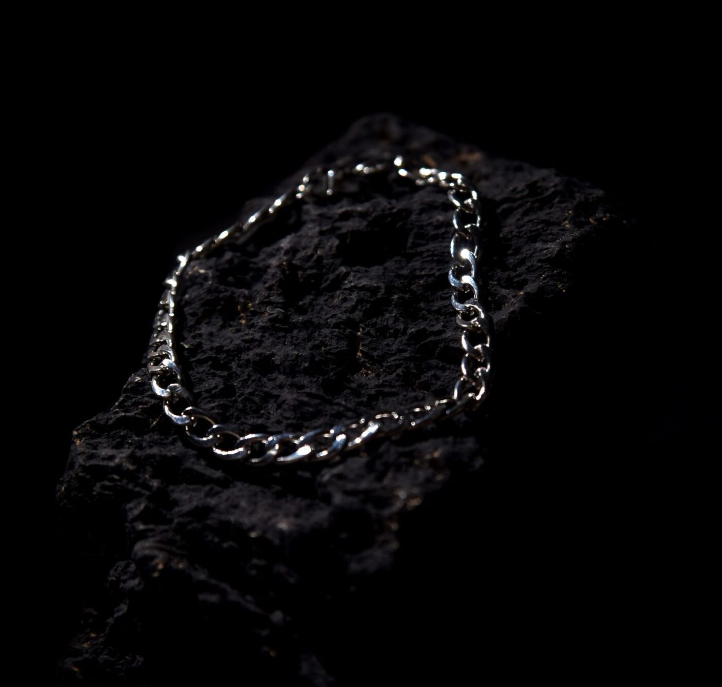 Nova Silver 5mm Cuban Link Stainless Steel Bracelet for Men