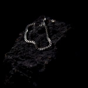 Apex Silver Fox Chain Stainless Steel Bracelet for Men