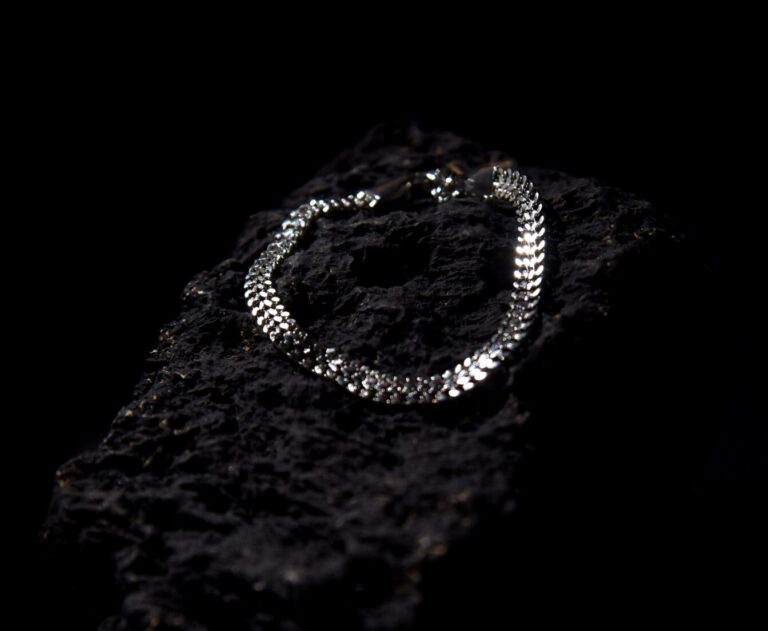 Pulse Silver Double Layer Stainless Steel Bracelet for Men