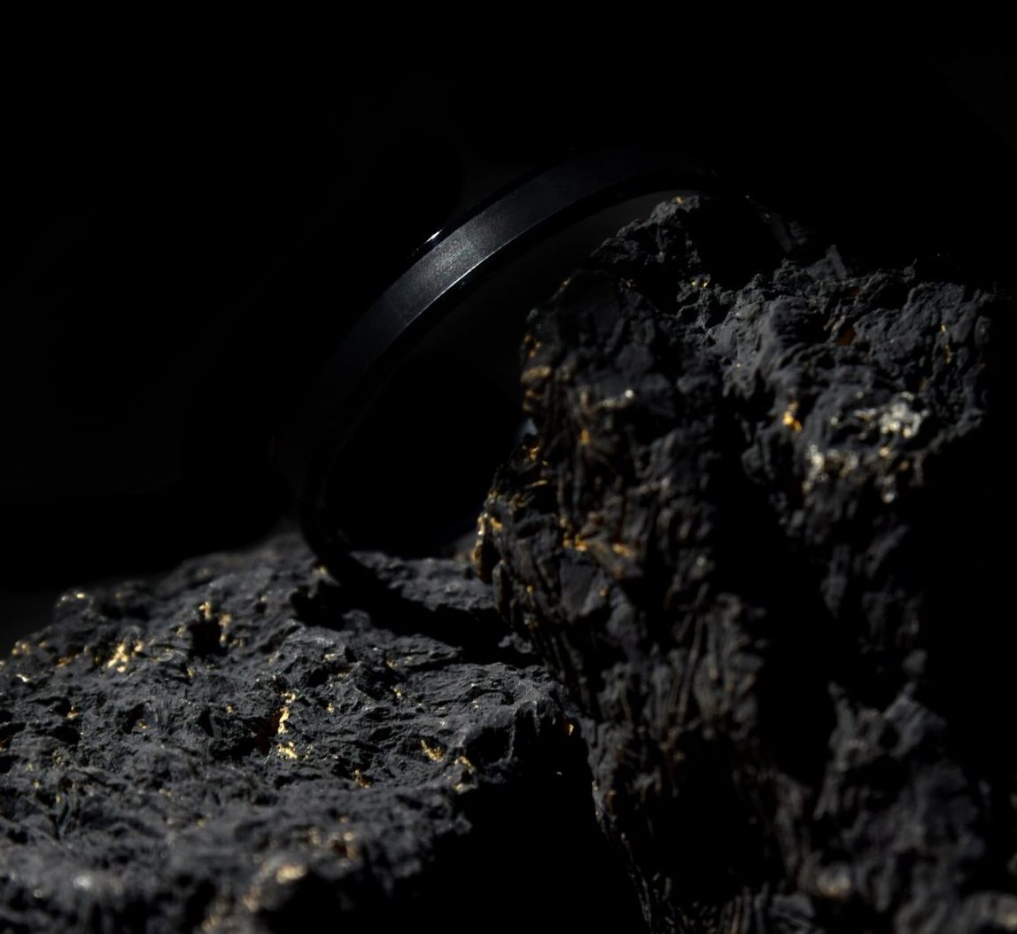 Men’s Black Polished Bracelet