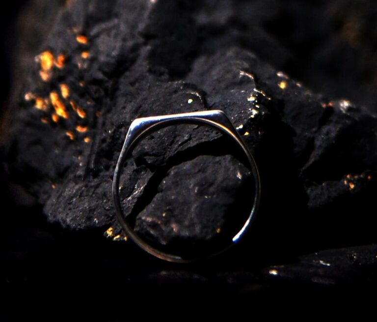 Silver Minimalist Ring for Men