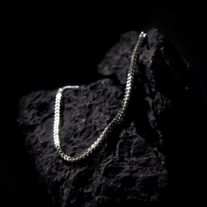 Men’s 4mm Silver Fox Tail Chain Stainless Steel Necklace