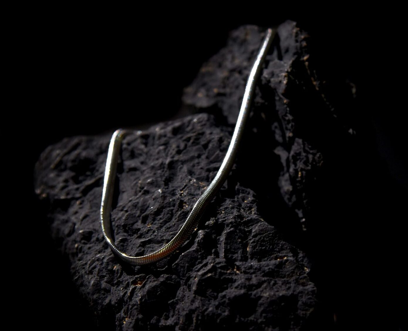 Men’s 4mm Silver Snake Chain Stainless Steel Necklace